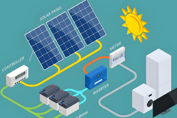 Typical Configurations for Residential PV + Storage Systems