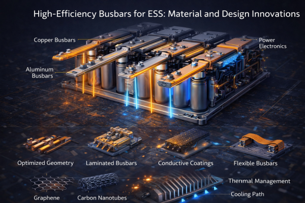 High-Efficiency Busbars for ESS: Material and Design Innovations