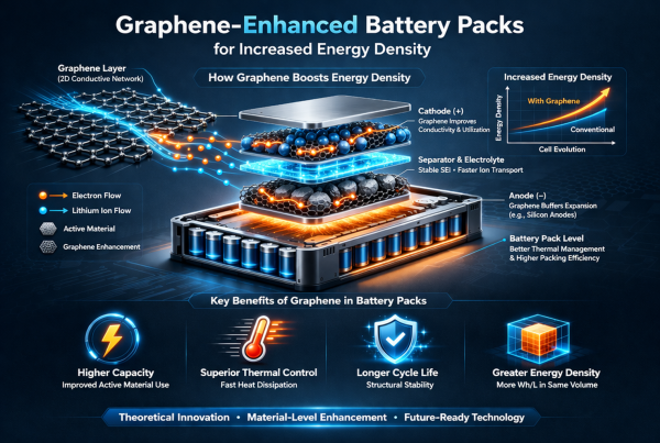 Graphene-Enhanced Battery Packs for Increased Energy Density