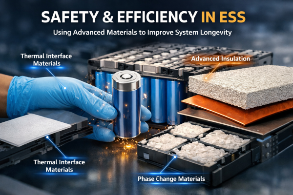 Safety and Efficiency in ESS: Using Advanced Materials to Improve System Longevity