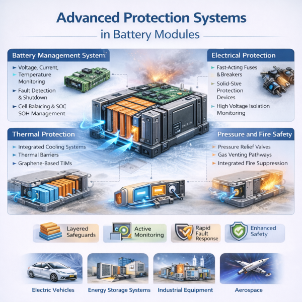 Advanced Protection Systems in Battery Modules: Multi-Layer Safety for High-Performance Energy Storage