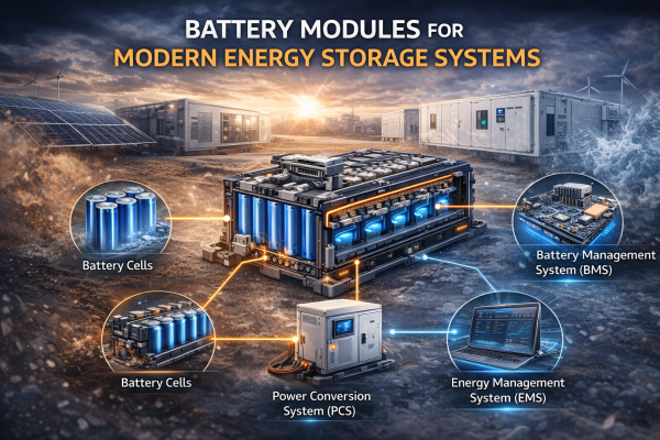 Battery Modules for Modern Energy Storage Systems