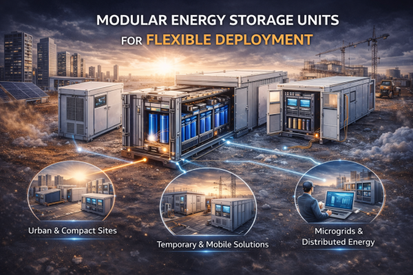 Modular Energy Storage Units for Flexible Deployment