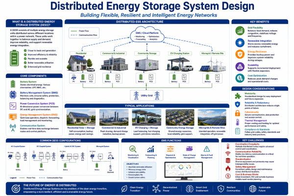 Distributed Energy Storage System Design: Building Flexible and Resilient Energy Networks
