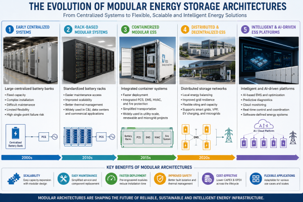 The Evolution of Modular Energy Storage Architectures: From Centralized Systems to Flexible Intelligent Platforms