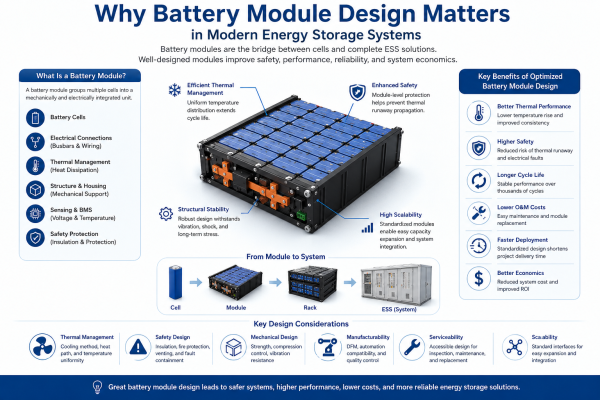 Why Battery Module Design Matters in Modern Energy Storage Systems