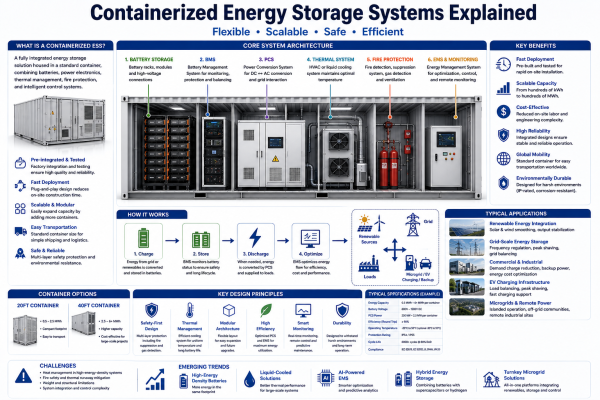 Containerized Energy Storage Systems Explained: Flexible and Scalable Power Solutions