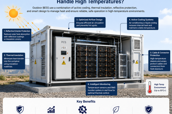 How Do Outdoor Battery Energy Storage Systems Handle High Temperatures?