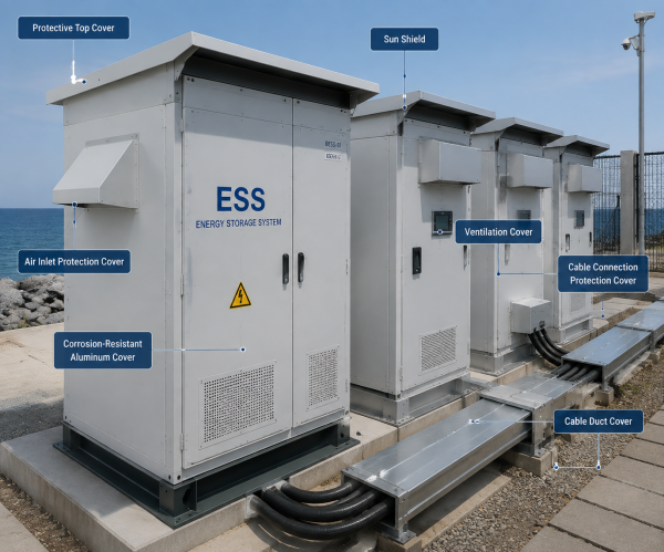 Protective Covers for Coastal ESS Installations