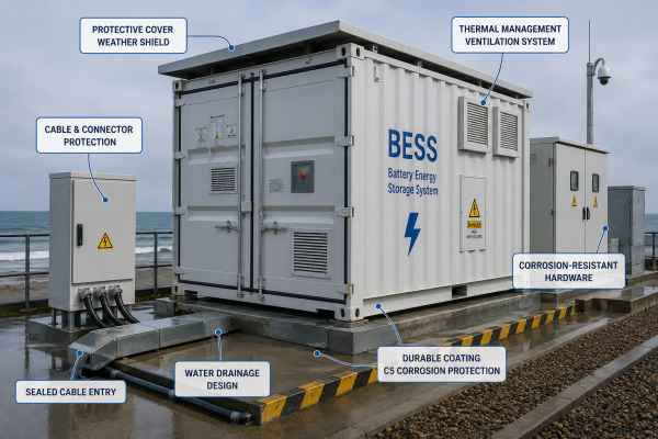 Building a Multi-Layer Protection System for Coastal BESS Projects