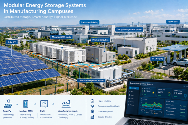 Case Study: Modular Energy Storage Systems in Manufacturing Campuses