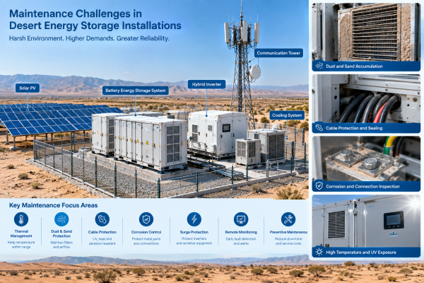 Maintenance Challenges in Desert Energy Storage Installations