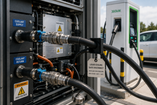 Liquid Cooling in EV Charging Infrastructure: The Demand for Heavy-Duty QDs