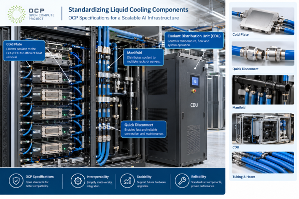 Standardizing Liquid Cooling Components: Open Compute Project (OCP) Specifications